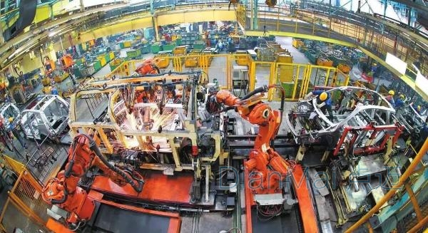 中國制造業生產現場